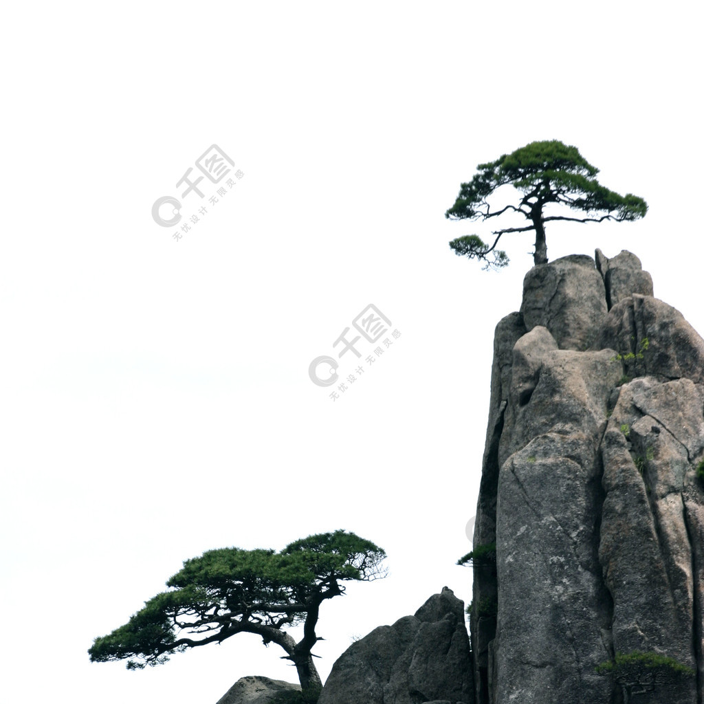 黄山奇石妙笔生花