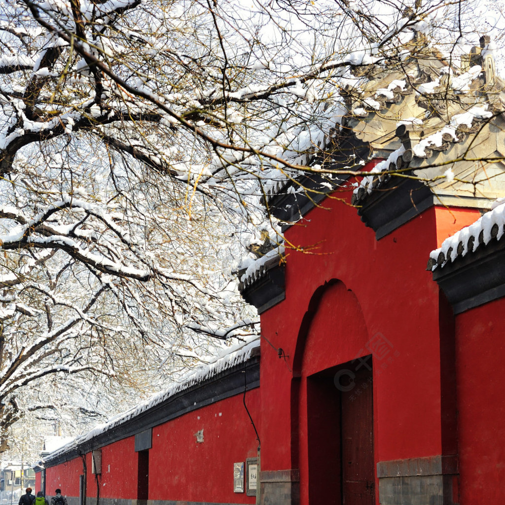 北京城雪景