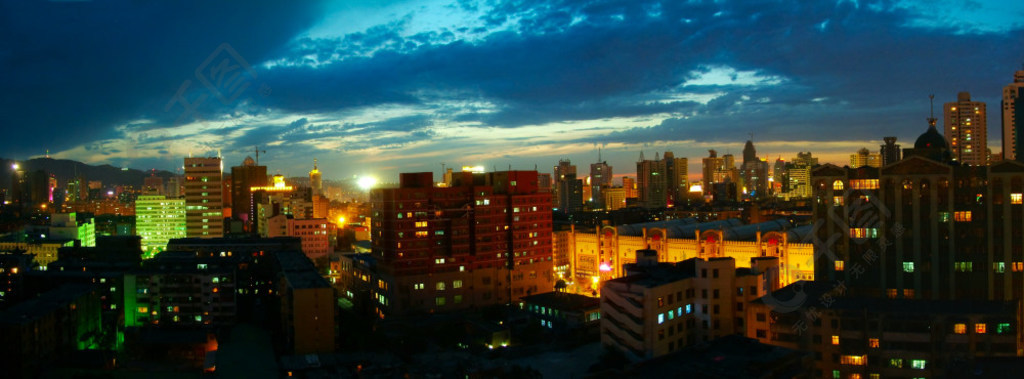 乌鲁木齐市夜景