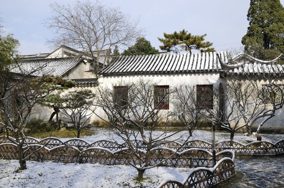 50苏州耦园雪景550耦园562灯塔塔结构灯塔海天空海岸海洋雾解架构房子