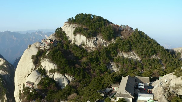 4k航拍华山东峰