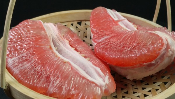 有机生态水果红心柚柚子4k实拍视频(40)