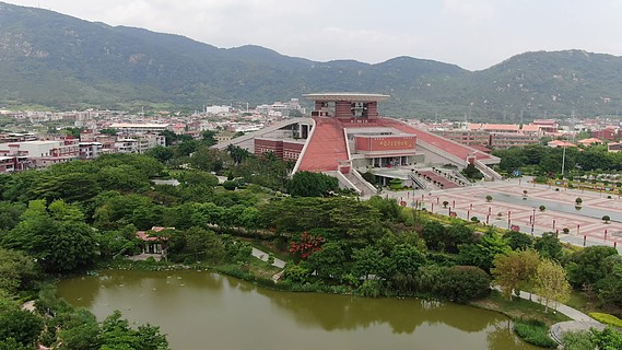 4k航拍福建泉州閩臺緣博物館故宮博物館旅遊宣傳海報設計世界博物館日