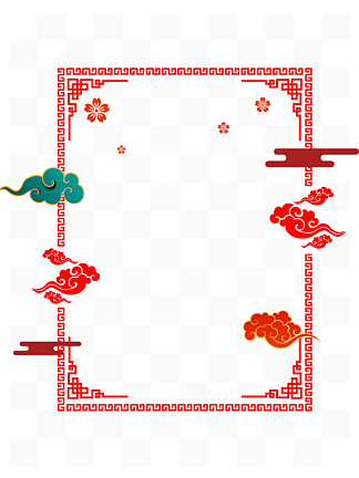 中国风古典花纹边框