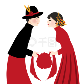 喜慶卡通圖片中式歐式婚禮我們結婚了圖片圓形婚禮logo圖片我們結婚吧