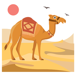 骆驼动漫头像图片