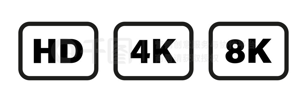 8k 4k ƵʽʸͼڰɫϡĻ߷ֱʡÿ 10