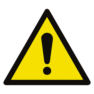 一般危险符号标志警告标志图三角警示牌