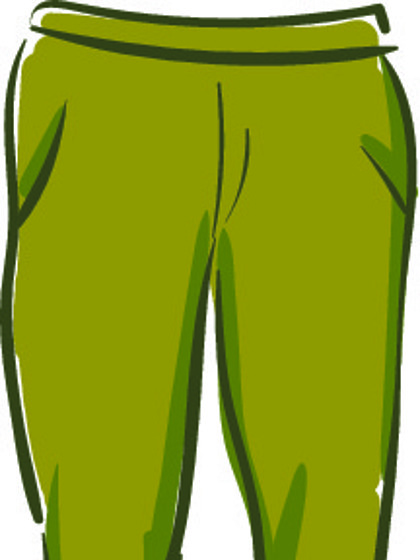 绿色裤子图片搞笑图片