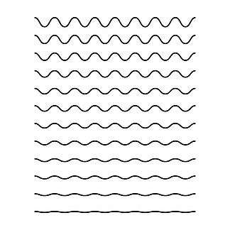 波浪线。白<i>色</i><i>背</i><i>景</i>上的孤立矢量波集合。海海洋黑线。抽象波幅。每股收益 10