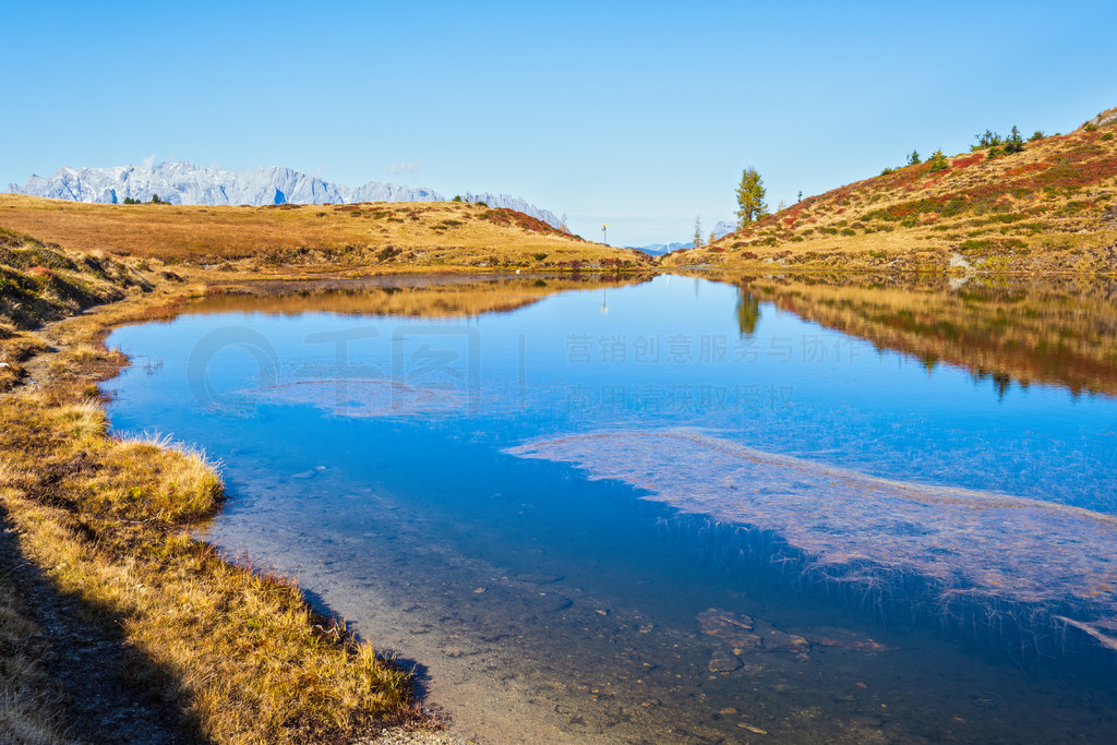 ＾ɽ Kleiner Paarsee  Paarseen ʩ̩ıµԶİ˹ɽ Hochkonig ɽȺͼ羰续Զ㡢ԺȻ