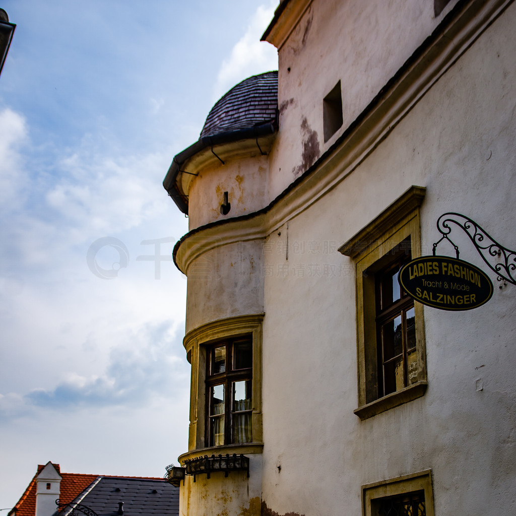 Durnstein, Wachau Austria 01.03.2014: 紺ڰµߺӹȵ Durnstein ֲ鿴οСխĽֵϡ紺Ķ˹̹µߺӹĿĵ