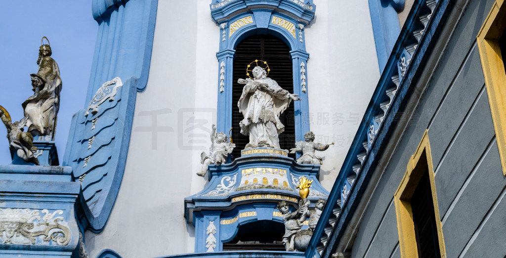 Durnstein, Wachau Austria 01.03.2014: 紺ڰµߺȶ˹̹ɫۡ紺Ķ˹̹, µߺɽɫĿĵ