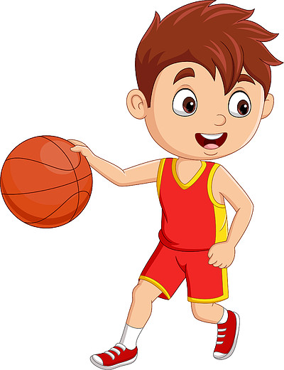 小男孩打篮球114235可爱打篮球男孩免抠素材422719手绘打篮球男孩png