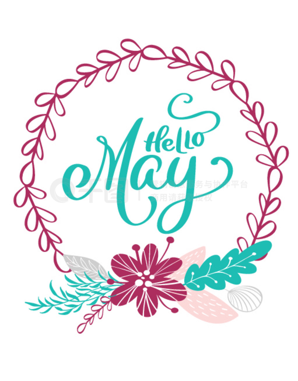 ֻĸ Hello May ڻ֦ҶԲοСʸͼؿơֻ Hello May ڻ֦ҶԲοСʸͼ˹άƻؿ