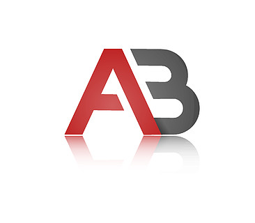 a 和 b,由单行连接,用于徽标,字母组合和创意设计