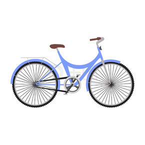 运动自行车矢量图交通图标自行车设计。旅行运动自行车标志对象剪影孤立的白色图标。生活方式运输骑自行车户外休闲自行车车辆驾驶