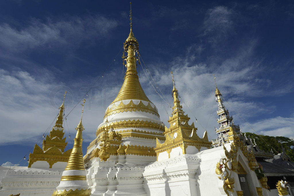 Wat Jong Kham  Jong Klang λ̩ Mae Hong Son  Mae Hong Son 塣