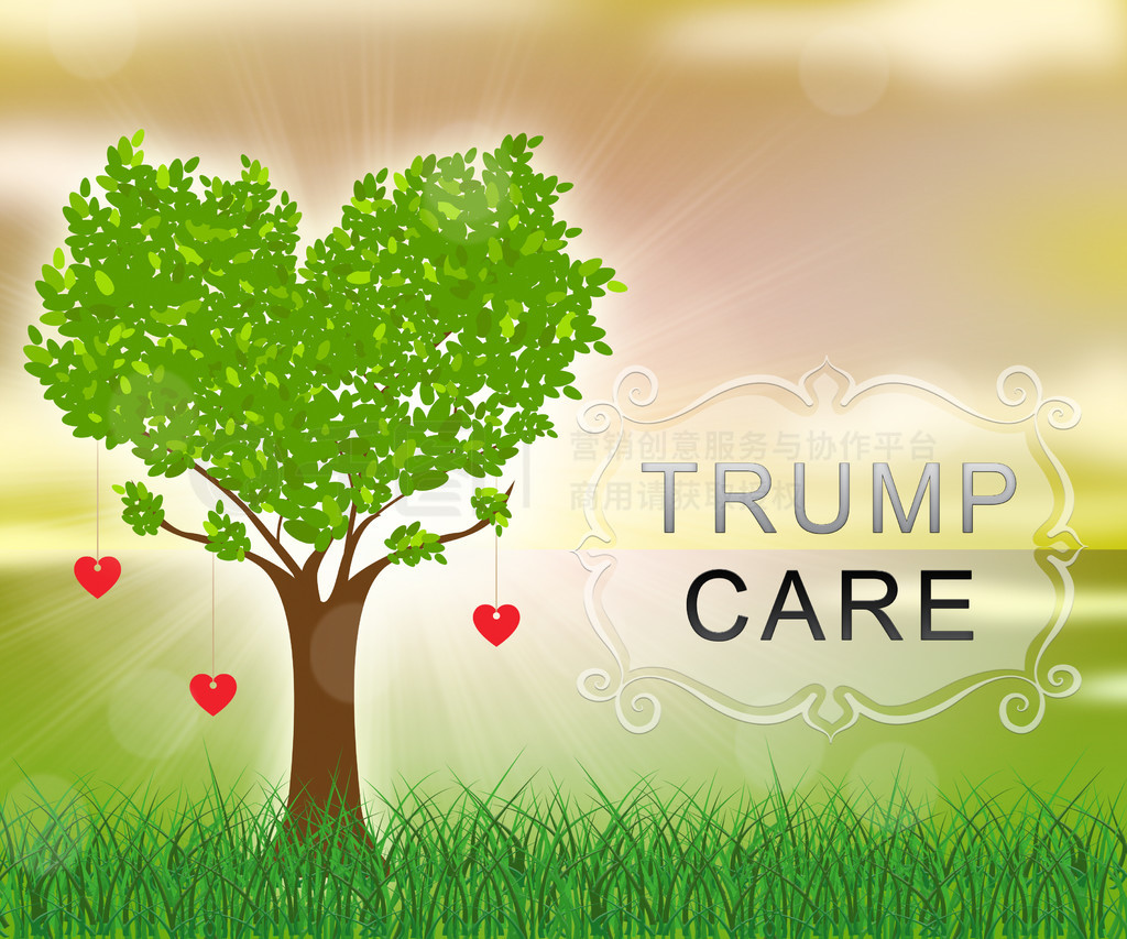 Trumpcare  Trump Care Health ϳ°ҽġҽƱշΧ - 2d ͼ