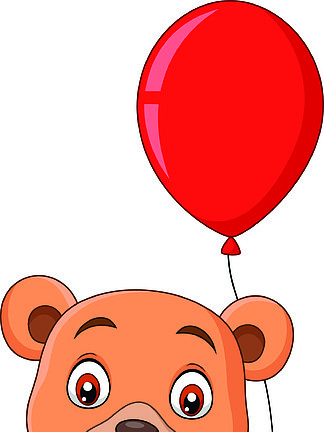 可爱卡通小熊气球矢量素材2年前发布