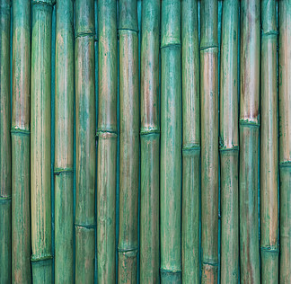 从画有绿色的竹图案墙的抽象背景。从画有绿色的竹图案墙的抽象背景。复古和复古。图片用于<i>添</i>加短信。设计艺术作品的背景。