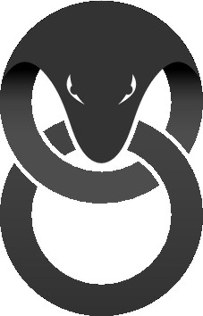 毒蛇毒蛇头标志标识圆形圆形主题