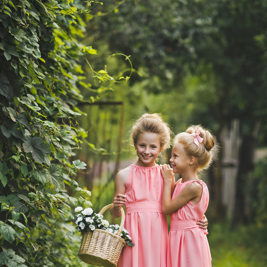 两个女孩旗袍,粉色裙子,4k动漫壁纸-千叶网