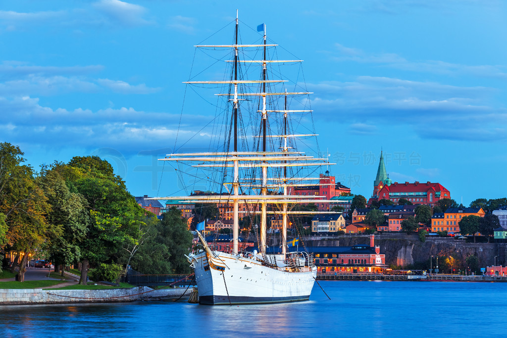 ˹¸Ħ Skeppsholmen ϳ (Gamla Stan) ʷƾõĸ߷ AF Chapman һͷ羰ҹ