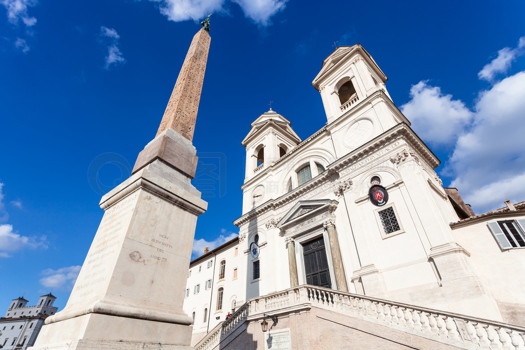 ǰ-еķⱮ Obelisco Sallustiano  Santissima Trinita dei Monti 