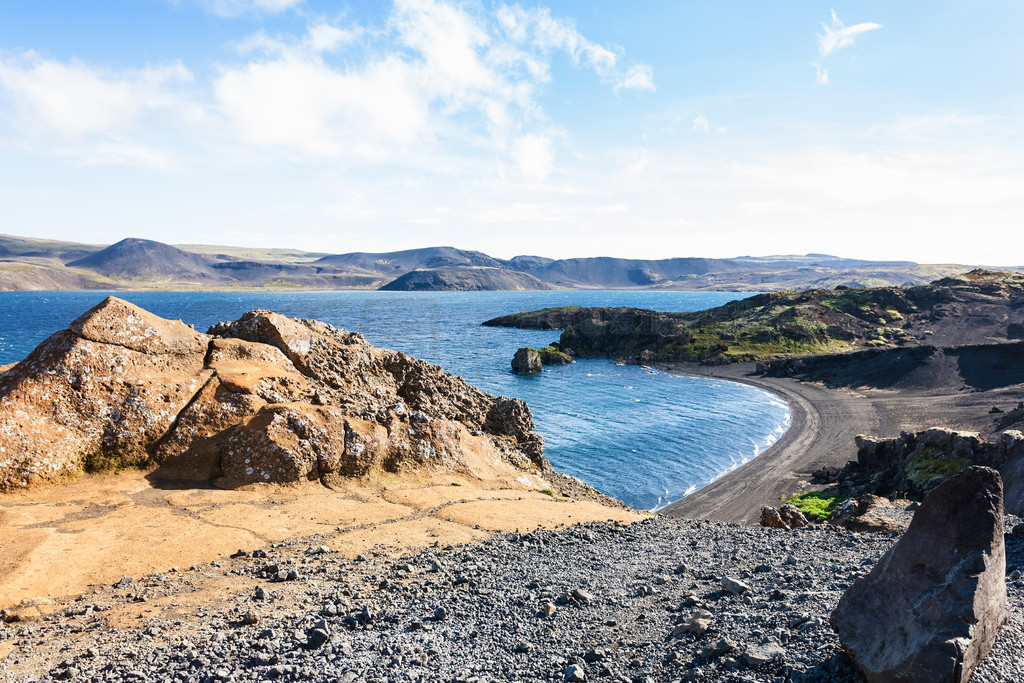 9 ǰ  ϰ뵺 (Reykjanesskagi, Reykjanes 뵺) Kleifarvatn ĺɫɽ