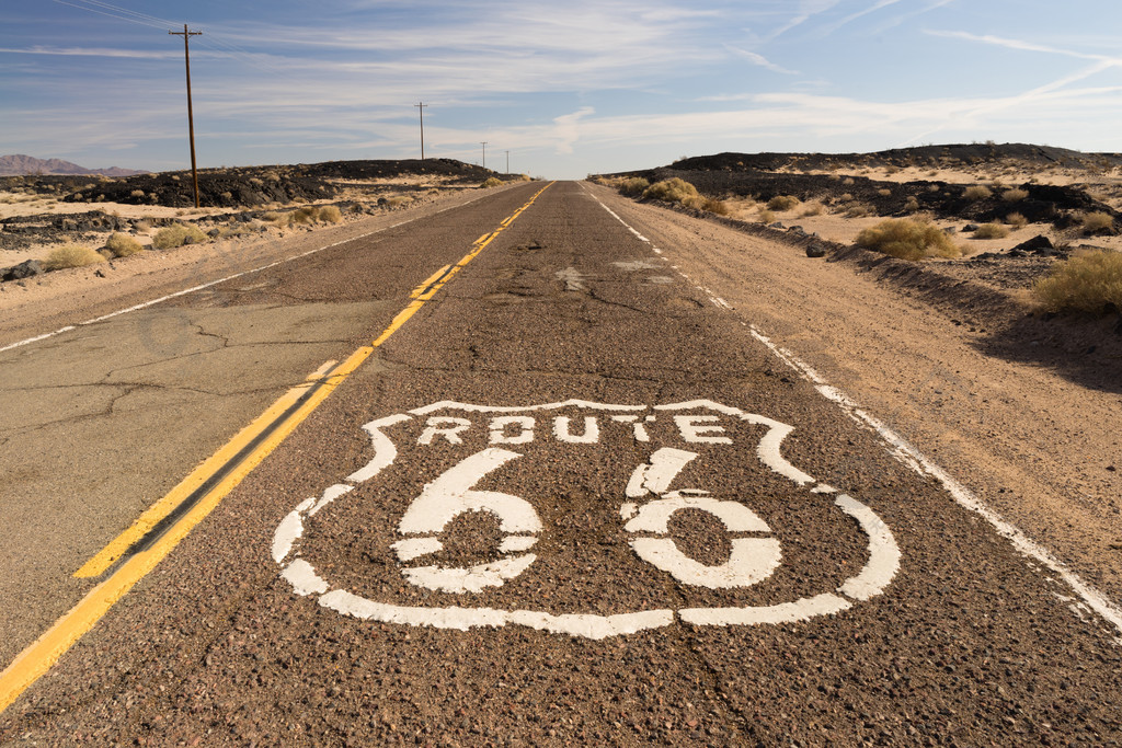 历史悠久的66号公路在西南地区仍然存在