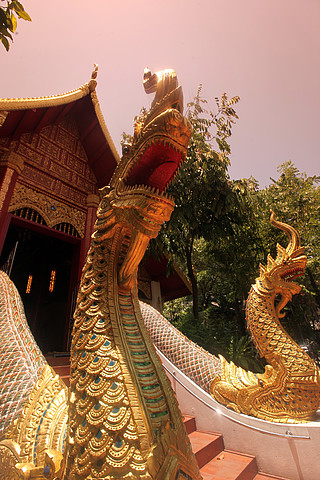 泰国北部清莱省清莱老城的玉佛寺