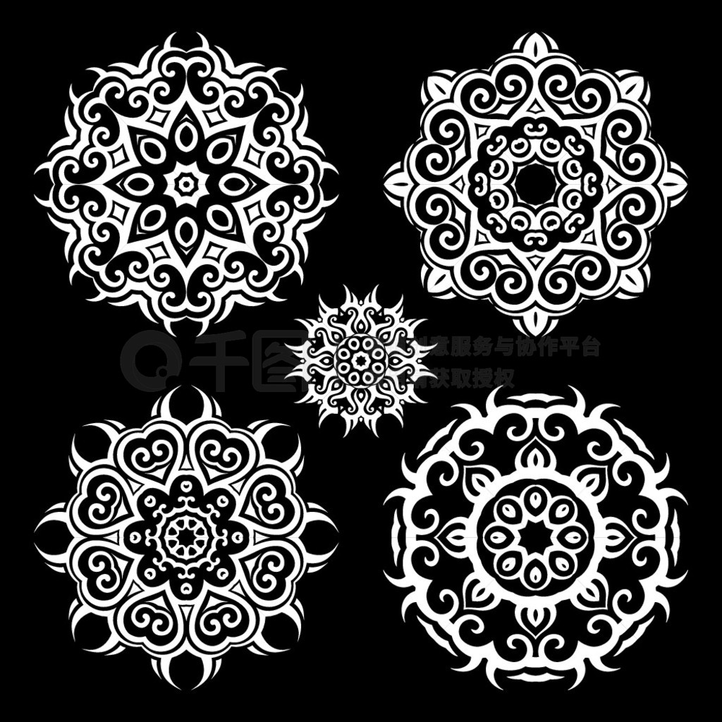 Mandala.Vintage ģʽ.?ݱ޼ɫϵԲװƷ帴ͼϵС