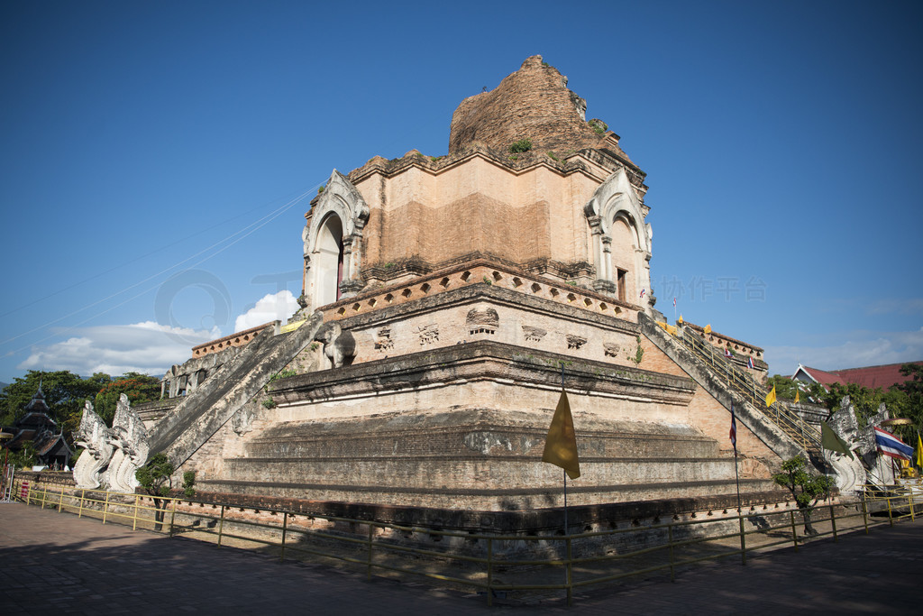 ̩е Wat chedi Luang ̩.. ASIA THAILAND CHIANG WAT CHEDI LUANG