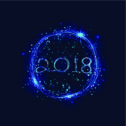 創意2018新年設計素材免費下載_創意2018新年設計圖片-千圖網平面設計