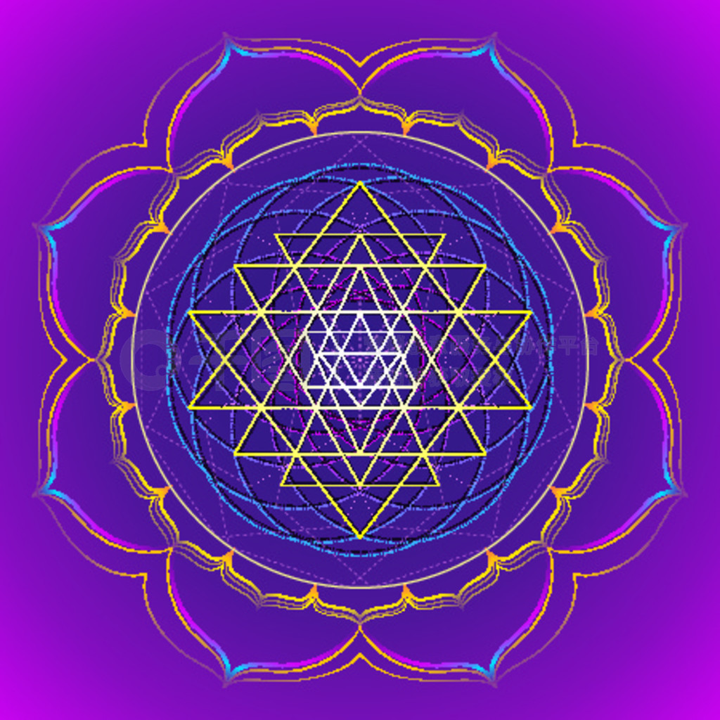 ʸɫʥβͼ Sri yantra ڰ 
