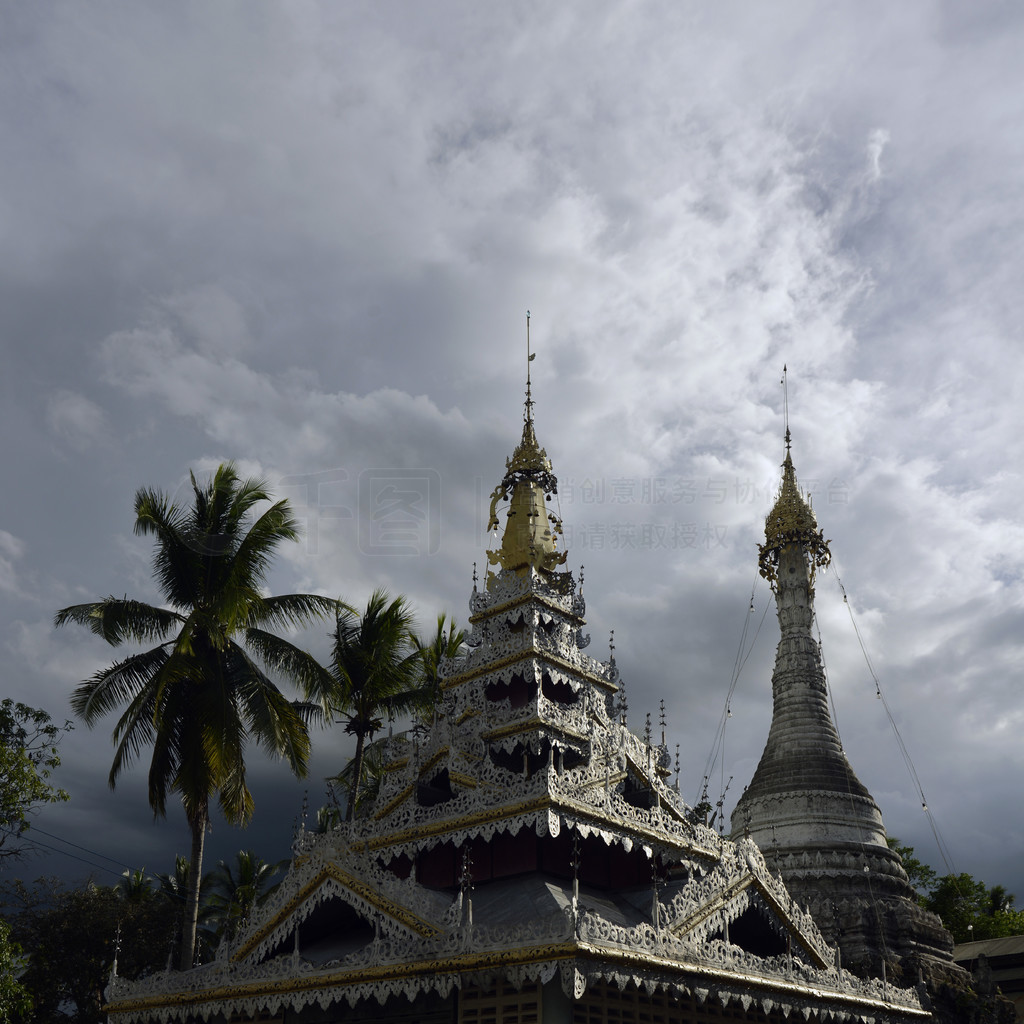 Wat Jong Kham  Jong Klang λ̩ Mae Hong Son  Mae Hong Son 塣