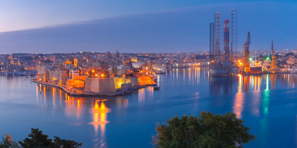 Ĵۿں SengleaеĹŴȫͼ BirguSenglea  Cospicua Լдֻ Grand Harbour