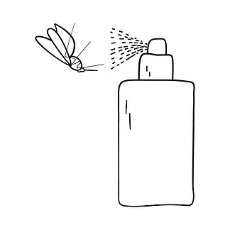 灭蚊水简笔画图片