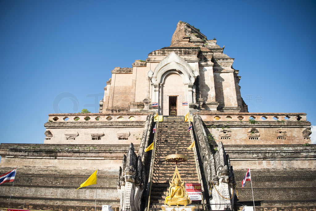 ̩е Wat chedi Luang ̩.. ASIA THAILAND CHIANG WAT CHEDI LUANG