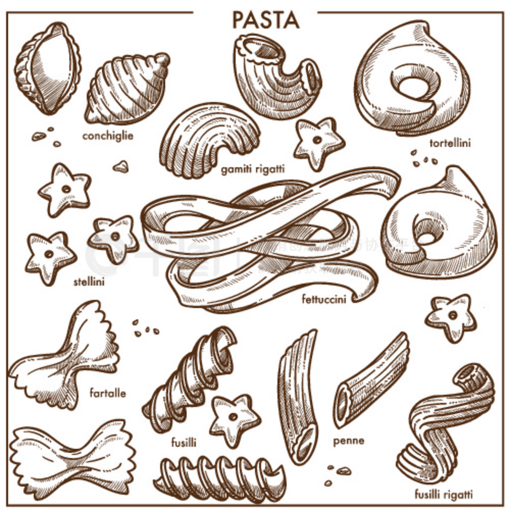 ʽ Conchiglieζӡgamiti rigattiε stelliniʵϸӲͨķۡfusilli regatti ;µ fartalle 