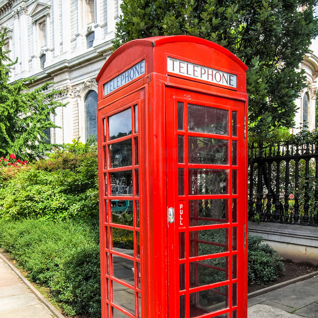 伦敦红色电话亭图片素材-编号16927407-图行天下