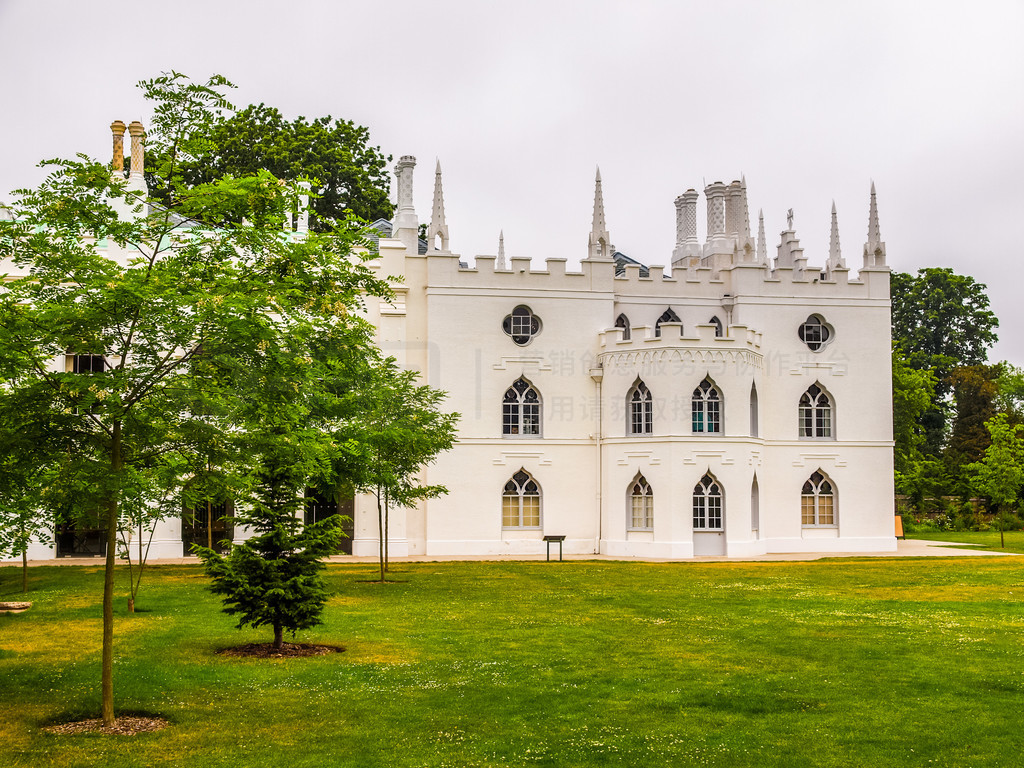 ݮɽ HDR߶̬Χ HDR Horace Walpole Strawberry Hill 1749 ׶ķĸʽ