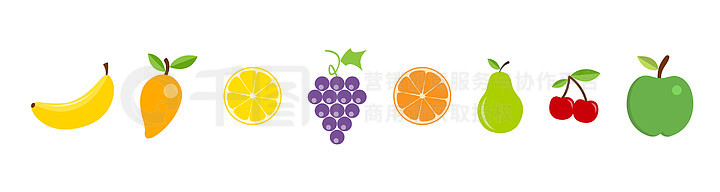 水果平面设计图简单图片