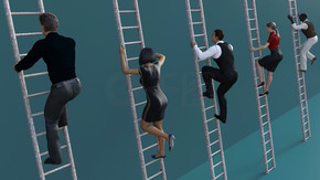 使用公司阶梯进行职业发展以促进晋升。职业发展