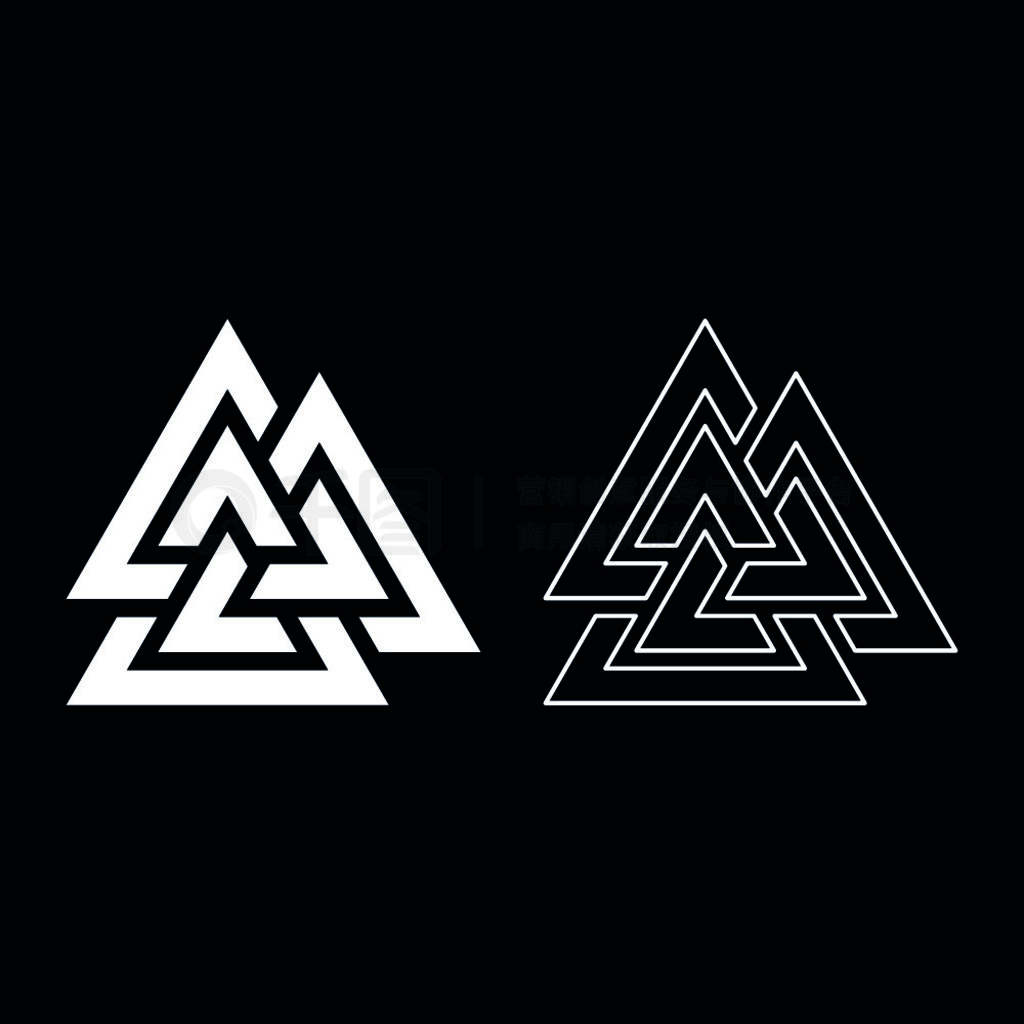 Valknut ͼðɫʸͼƽʽͼ