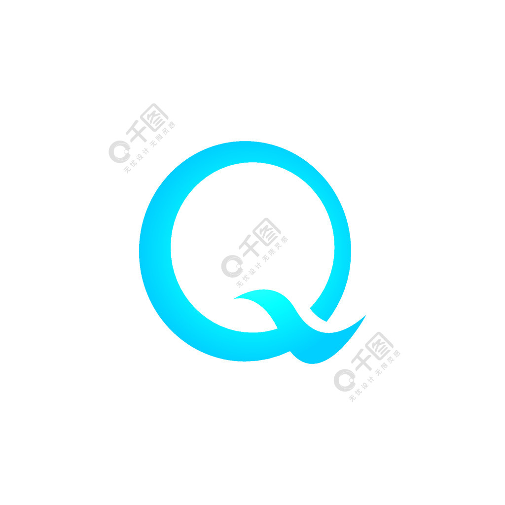 q字母标志模板矢量图标