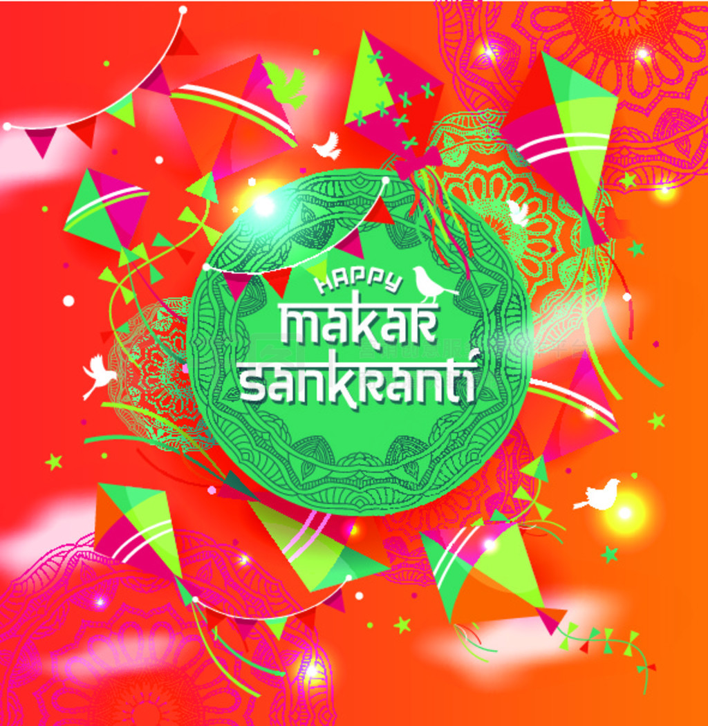  Makar Sankranti ֽɫķݵĲͼɫķΪӡȽտֵ Makar Sankranti ͼ