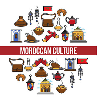 摩洛哥元素图片