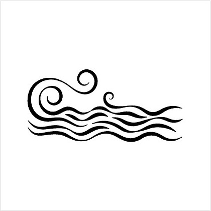 水波浪符号图片
